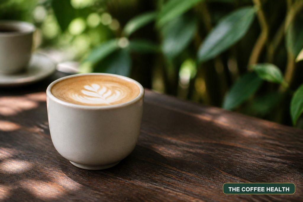 Flat White là gì - tách Flat White với lớp microfoam mỏng