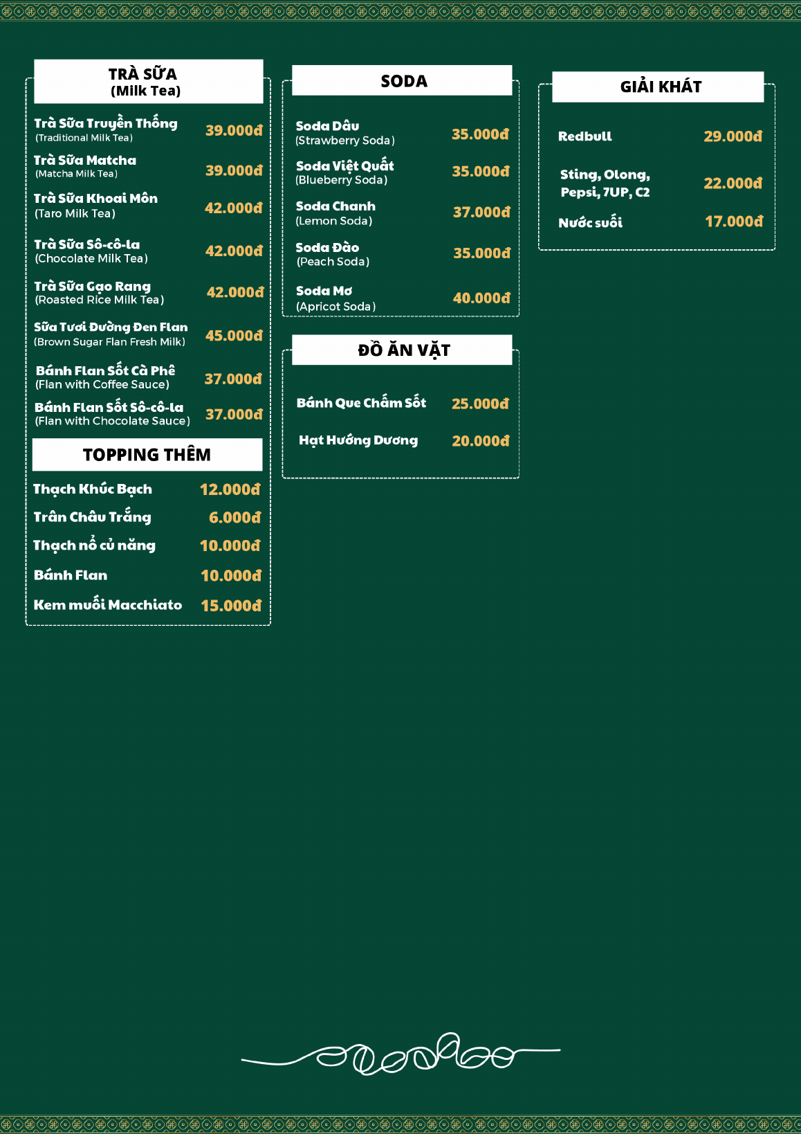 Menu The Coffee Health - trang 2